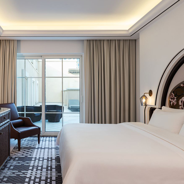 Meubles de chambre à coucher d'hôtel sous contrat