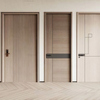 Porte intérieure en bois personnalisée pour hôtel