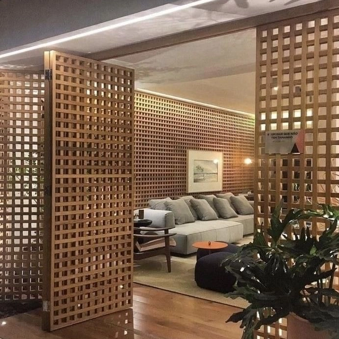 Cloison de séparation insonorisée mobile en bois coulissante pour hôtel